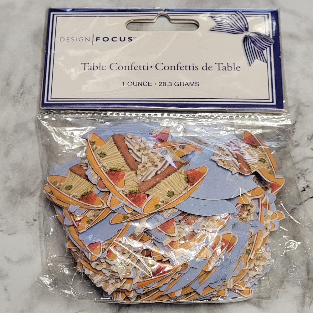 Cupcake Table Confetti‎ 1 oz Diecut Cardstock Scatter Birthday Party Decorations